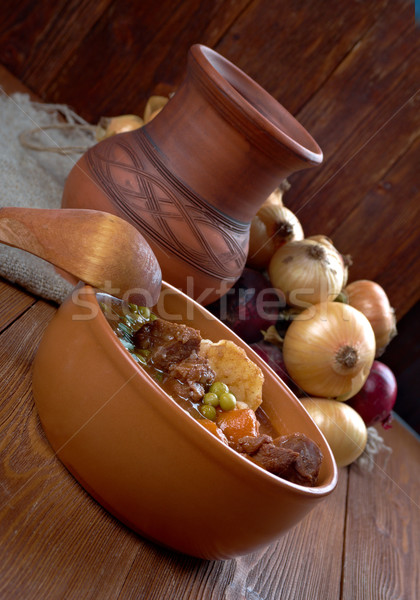 beef fricassee Stock photo © fanfo