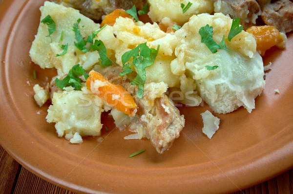 Traditionnel ragoût fumé lard stock pommes de terre [[stock_photo]] © fanfo