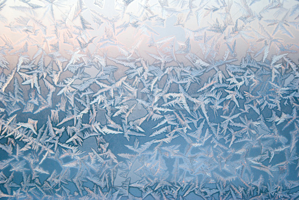 Lodowaty rysunki lodu szkła śniegu okno Zdjęcia stock © fanfo