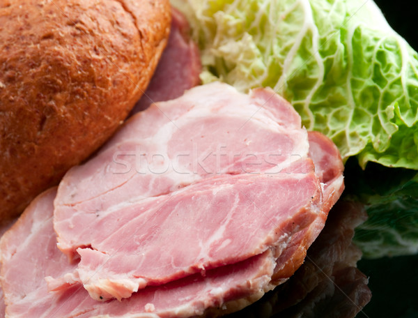  sliced food arrangement of meat Stock photo © fanfo