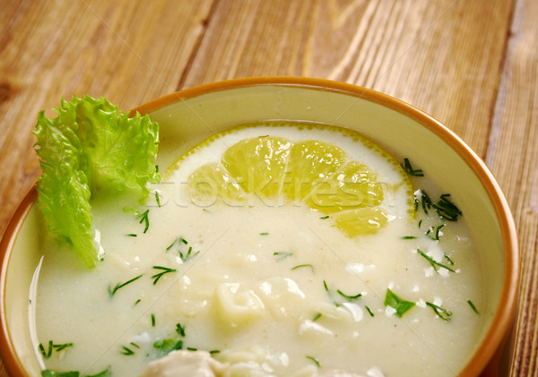 Avgolemono or egg-lemon Stock photo © fanfo