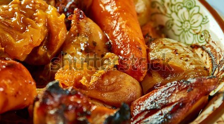 Jerozolima mieszany grill mięso z grilla naczyń specjalność Zdjęcia stock © fanfo
