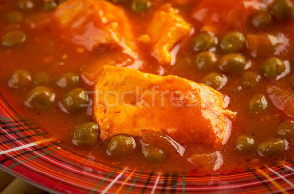 Mattar paneer Stock photo © fanfo