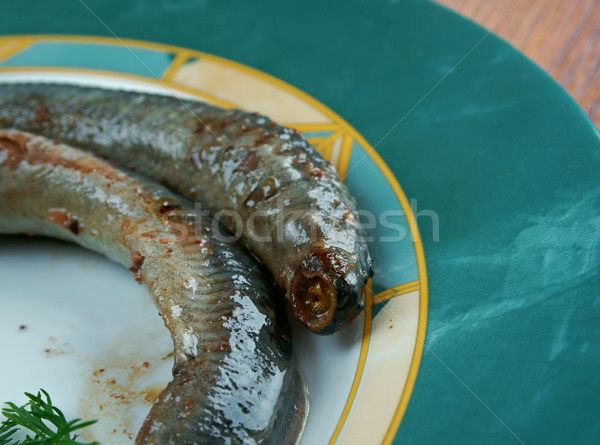 Grilled lamprey Stock photo © fanfo