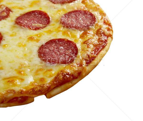 Maison pizza fromages tomate déjeuner rapide [[stock_photo]] © fanfo