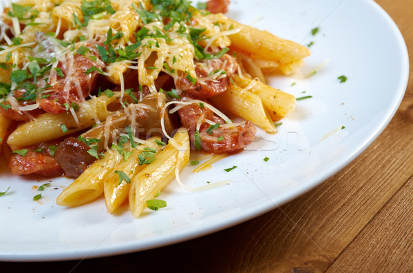 イタリア語 パスタ 食品 写真 トマト 料理 ストックフォト © fanfo