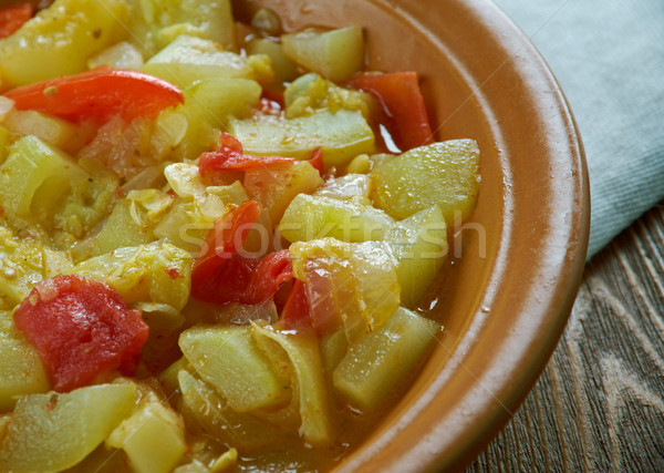 Mixed vegetable kurma Stock photo © fanfo