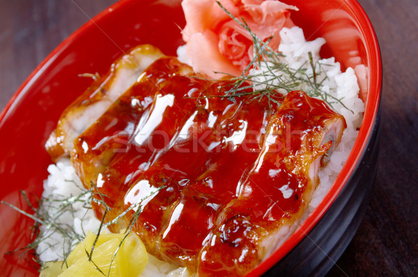 japanese food roast eel - unagi  Stock photo © fanfo