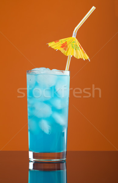 Blue hawaiian cold cocktail   Stock photo © fanfo
