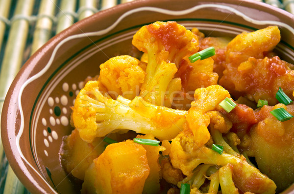 Foto stock: Secar · pakistaní · indio · cocina · plato · vegetales