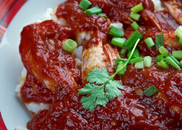 Shrimp Creole Stock photo © fanfo