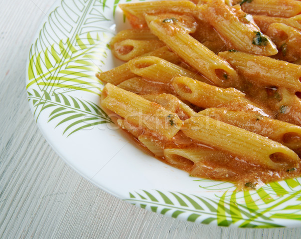  Penne ai peperoni Stock photo © fanfo
