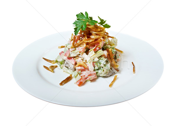 salad fried potatoes  Stock photo © fanfo