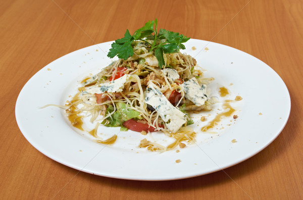 Kip schimmelkaas salade licht groene Stockfoto © fanfo