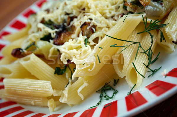 Mezze penne alla formaggella Stock photo © fanfo