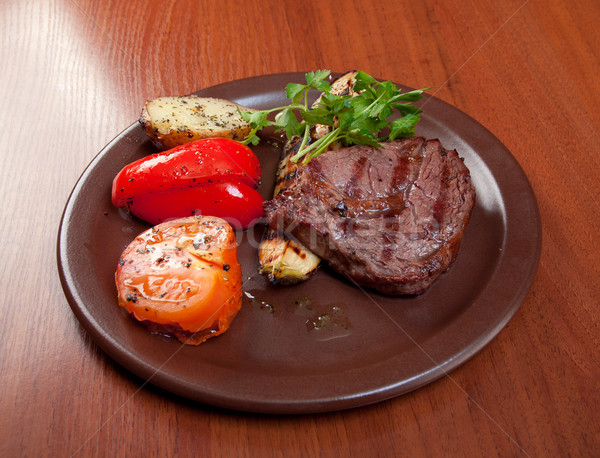 Grilled beef  - steak Stock photo © fanfo