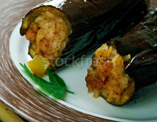Töltött török konyha hús rizs Stock fotó © fanfo