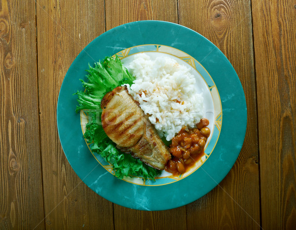 Mexican dish of meat, Stock photo © fanfo