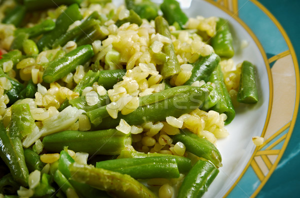 Green beans salad  Stock photo © fanfo