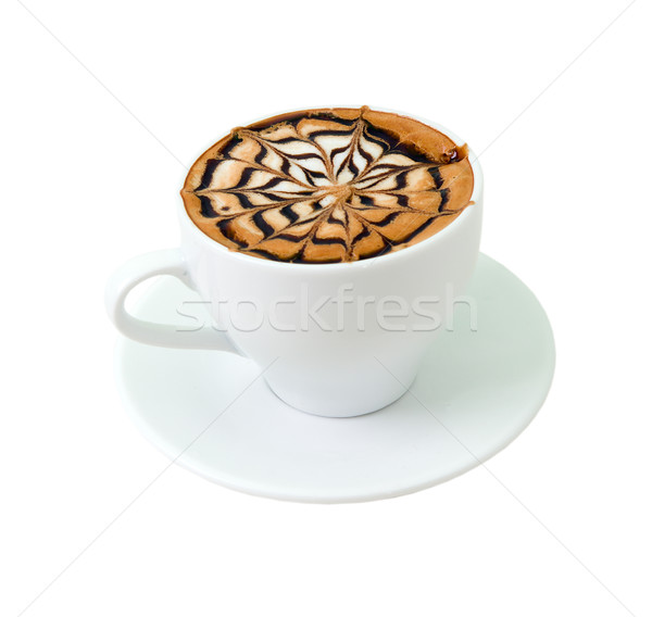 late coffee with chocolate isolated  Stock photo © fanfo