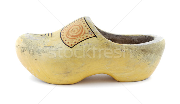 Fából készült láb fehér tárgy koszos fotózás Stock fotó © farres