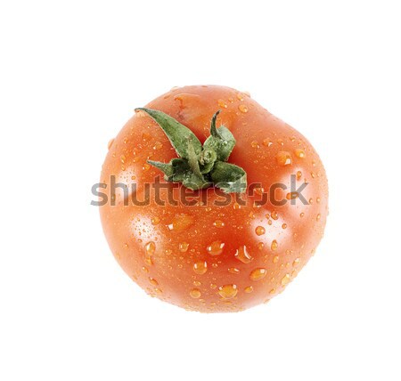 Tomate visage tomates gouttes eau alimentaire Photo stock © farres