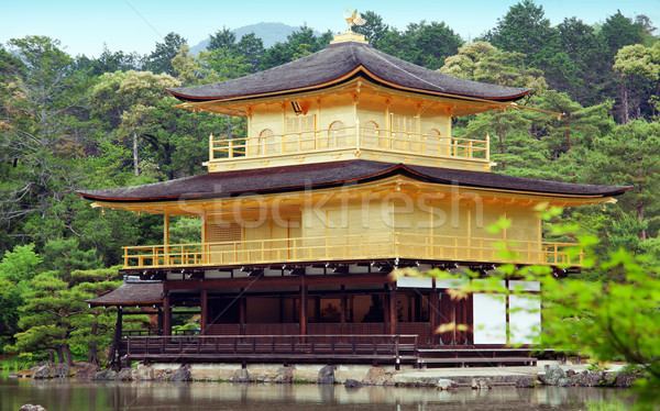 Tempel golden Sommer Japan Tür beten Stock foto © fatalsweets