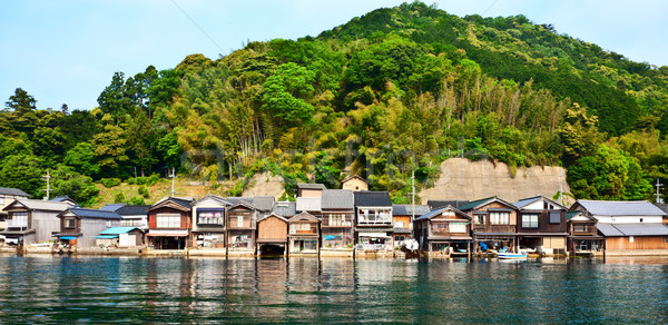 Vissen dorp kyoto 2012 zomer tijd Stockfoto © fatalsweets