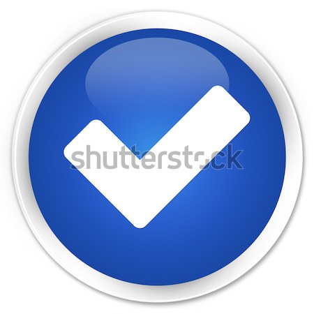 Validation icon green button Stock photo © faysalfarhan