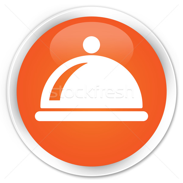 Foto stock: Naranja · botón · alimentos · restaurante · chef · blanco