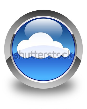 ícone nuvem preto botão céu tecnologia Foto stock © faysalfarhan