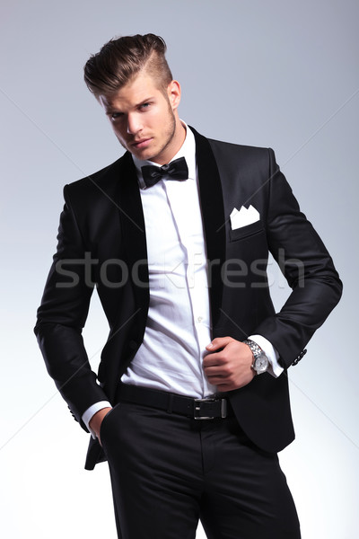 business man with unbuttoned jacket Stock photo © feedough