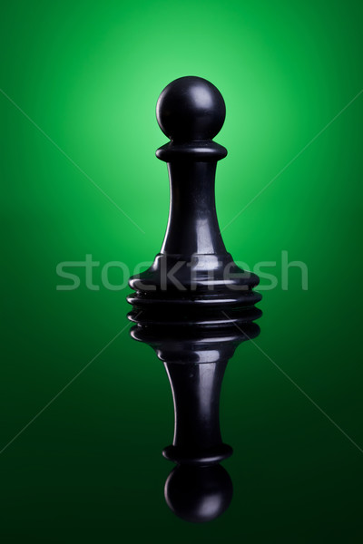 Black pawn  Stock photo © feedough