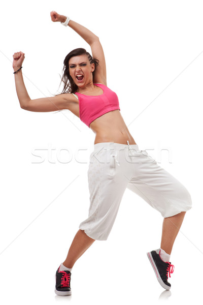 Cool глядя танцовщицы отношение женщину позируют Сток-фото © feedough