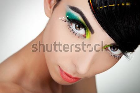 Beautiful woman face Stock photo © feedough