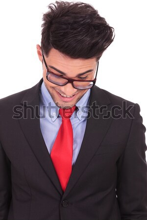 business man salutes in oriental manner Stock photo © feedough