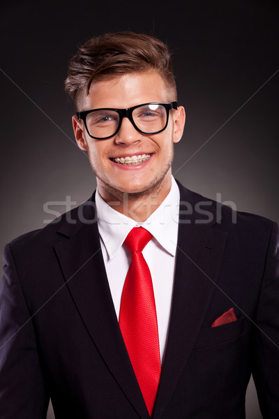 smiling young business man Stock photo © feedough