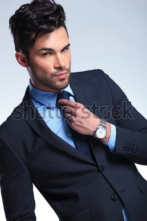 young man in pensive pose Stock photo © feedough
