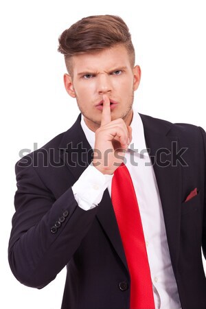 business man silencing you Stock photo © feedough