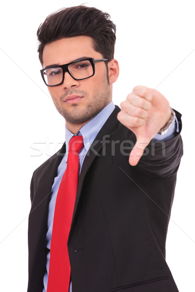  business man showing thumb down Stock photo © feedough