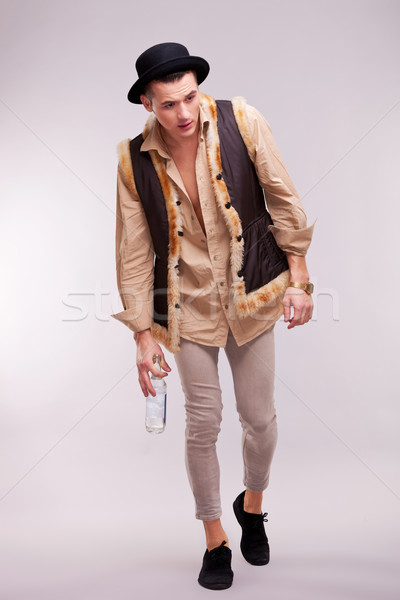 enebriated man walking  Stock photo © feedough