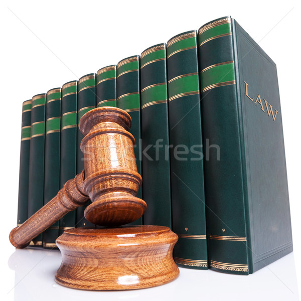 Judges gavel and law books  Stock photo © feedough