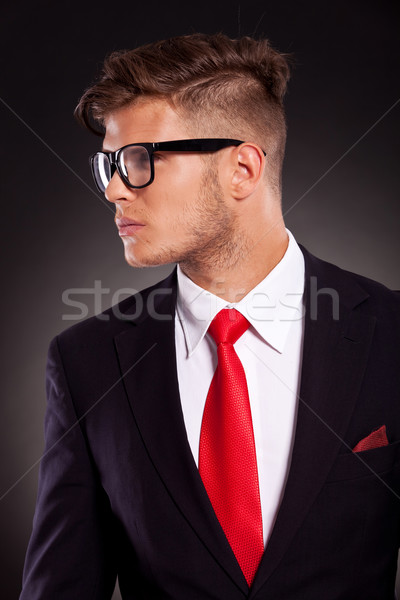 business man looking sideways Stock photo © feedough