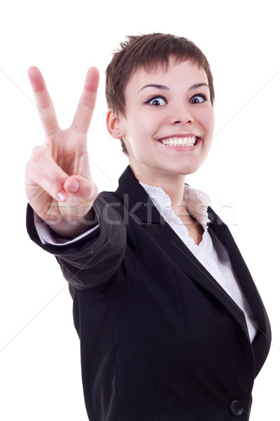 confident young business woman Stock photo © feedough