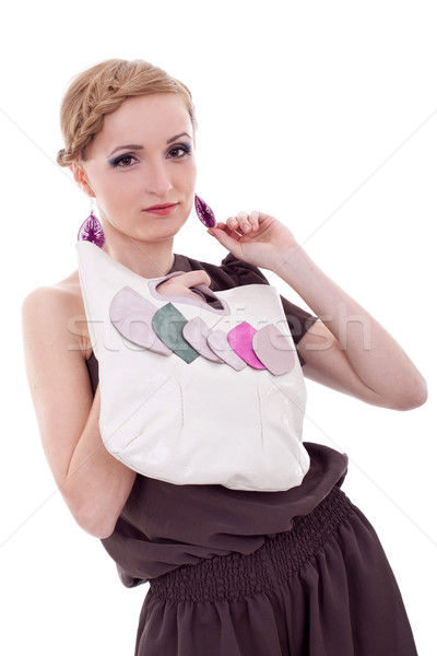 fashion woman with great accesories Stock photo © feedough