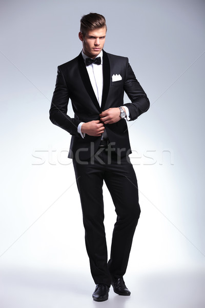 business man opening his jacket Stock photo © feedough