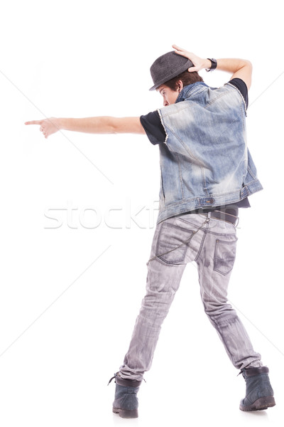 dancer in pointing pose Stock photo © feedough