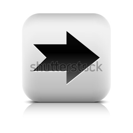 Web icon czarny placu przycisk cień Zdjęcia stock © feelisgood