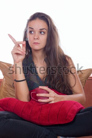 intrigued women Stock photo © feelphotoart