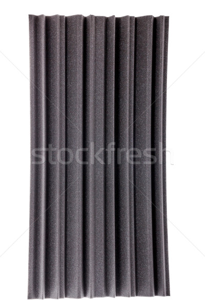 Stock photo: professional studio insulation material and noise isolation